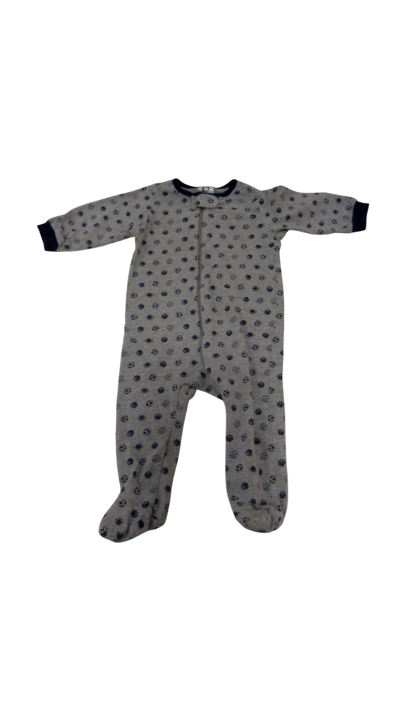 Sleeper: Sports Balls/Gre, Boy, Size: 3/6m