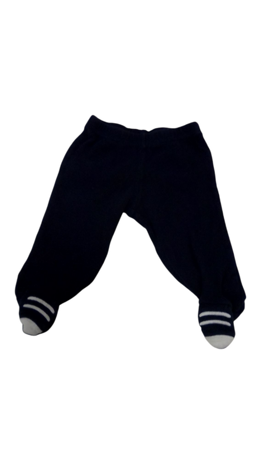 Pants: Blue With Feet, Boy, Size: 3