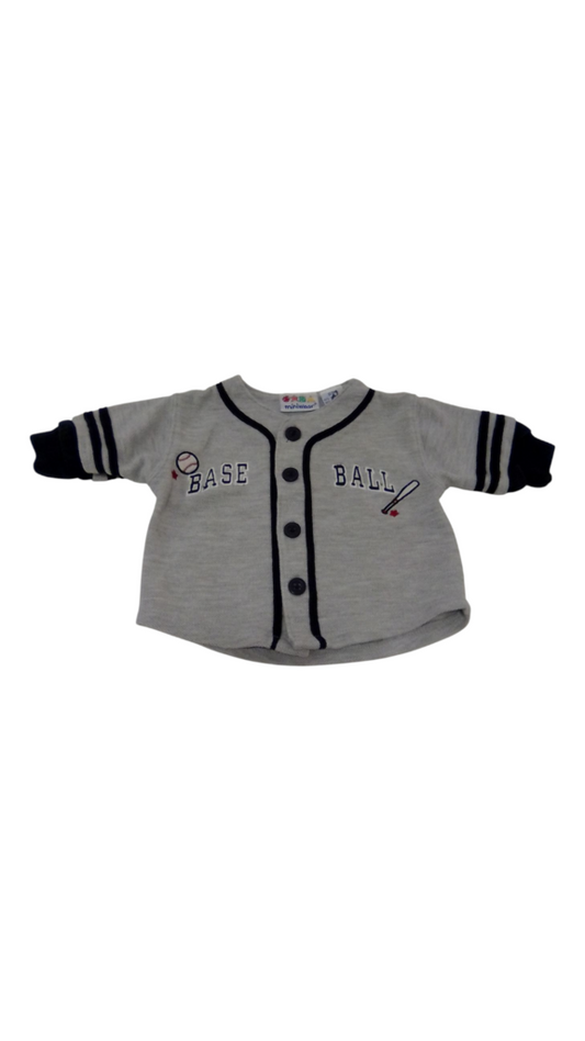 Shirt: Baseball, Boy, Size: 0/3m