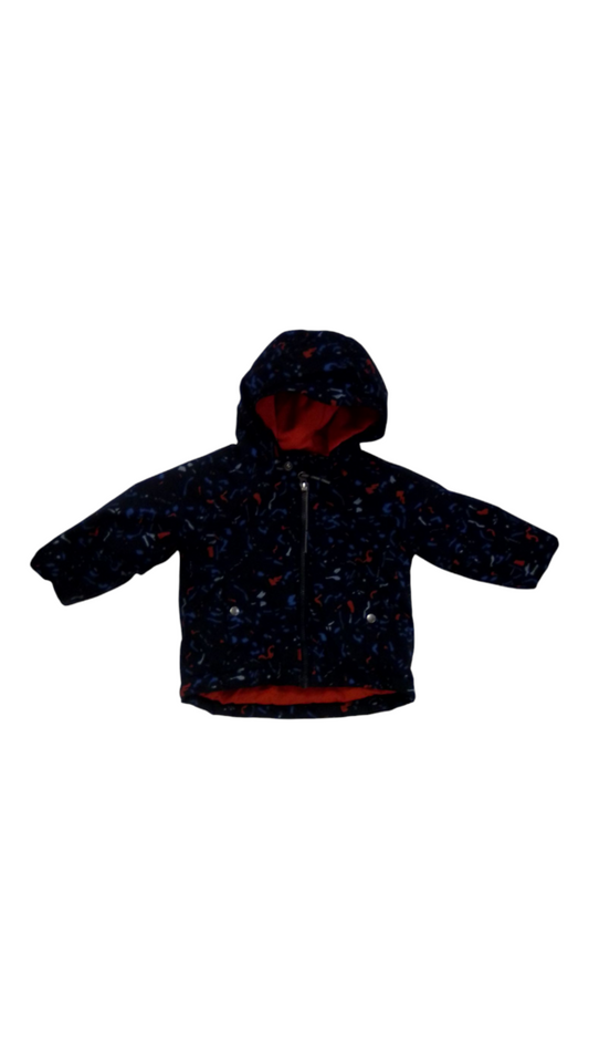 Winter Coat: Blue /Orange, Boy, Size: 2t
