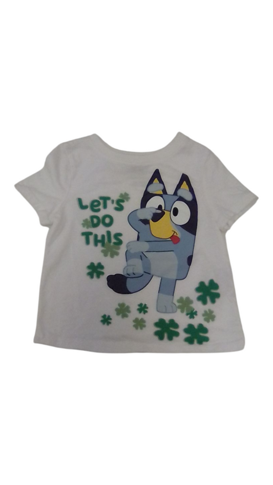 Shirt: White Lets Do This, Boy, Size: 12/18m