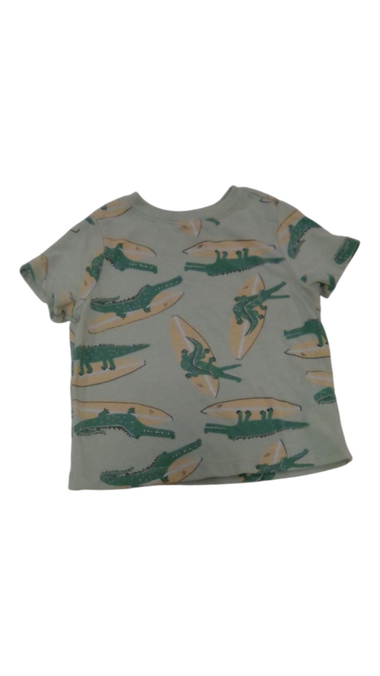 Shirt: Green Aligator, Boy, Size: 18/24m