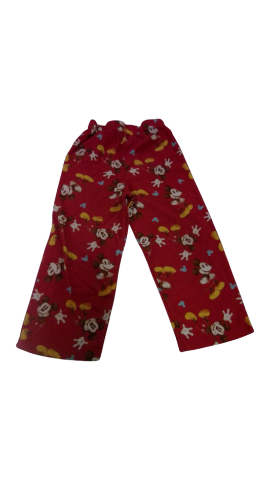 Pants: Pj Mickey/Red, Boy, Size: 4t