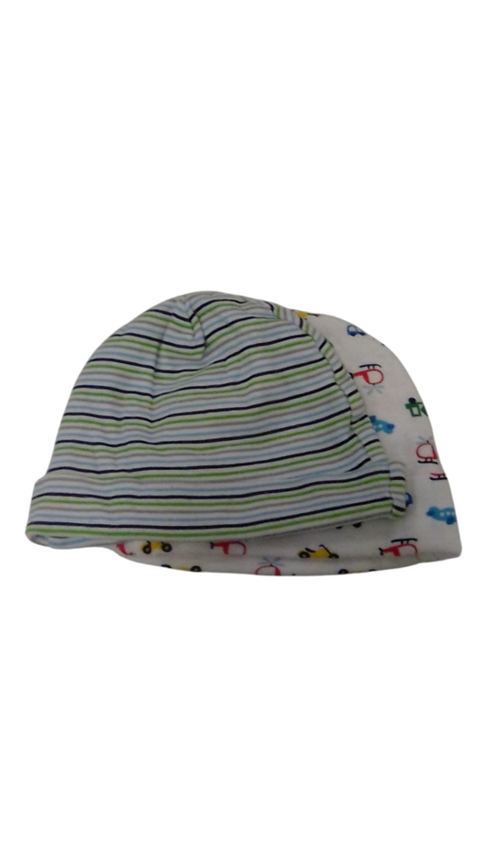 Hats: 2 Pc, Boy, Size: 0/6m