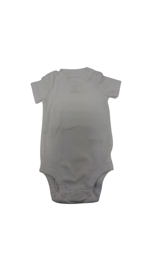 Onesie: White, Boy, Size: 3m