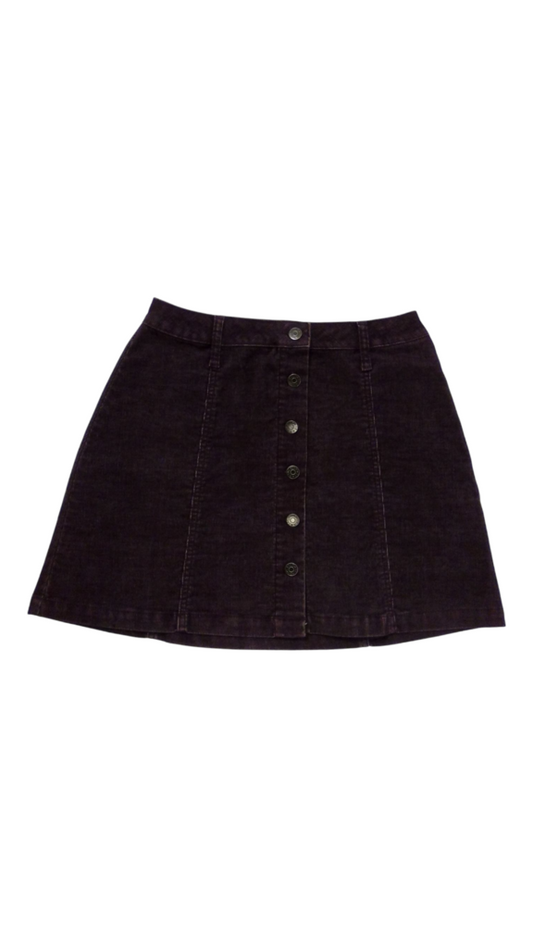 Skirt: Purple Corduroy NW, Womens, Size: M