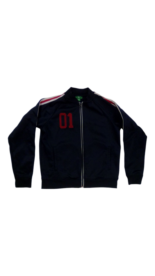 Zip-Up Jacket: Blue 01, Boy, Size: 12/14