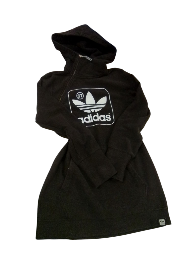 Hoodie: Black Logo, Boy, Size: 14/16