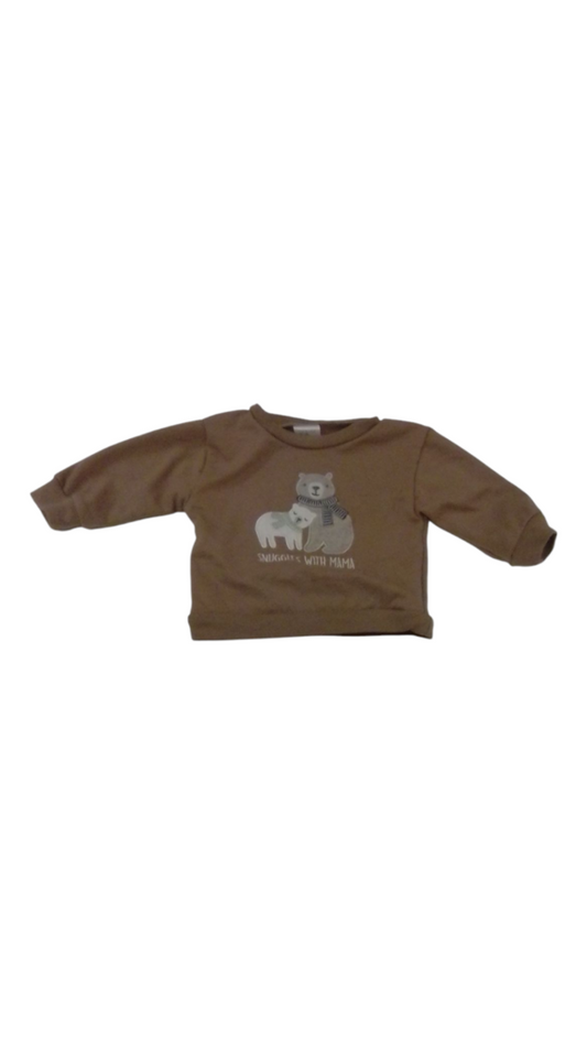 Sweater: Brown Bears, Boy, Size: 3/6m