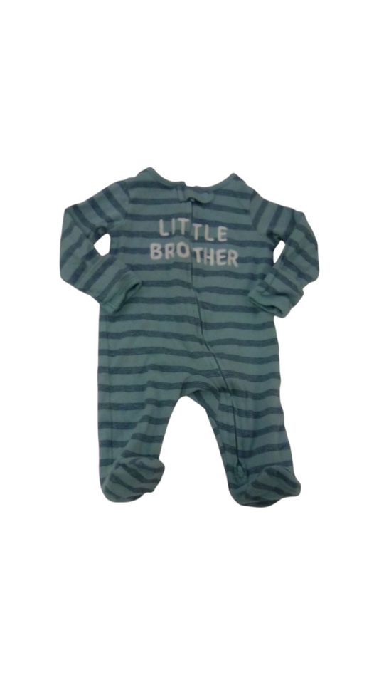 Sleeper: Teal/Blue Stripe, Boy, Size: 3m