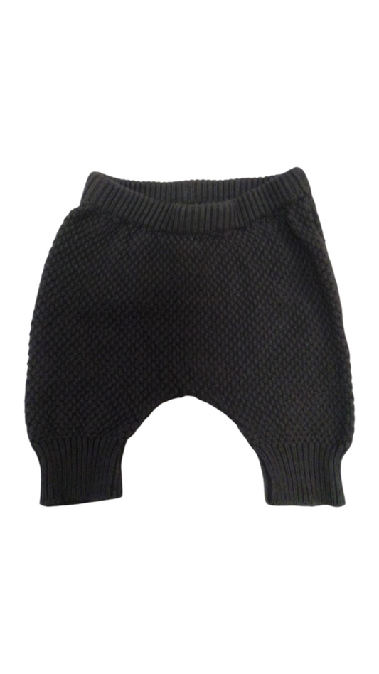 Pants: Dark Grey/Knitted, Boy, Size: NB