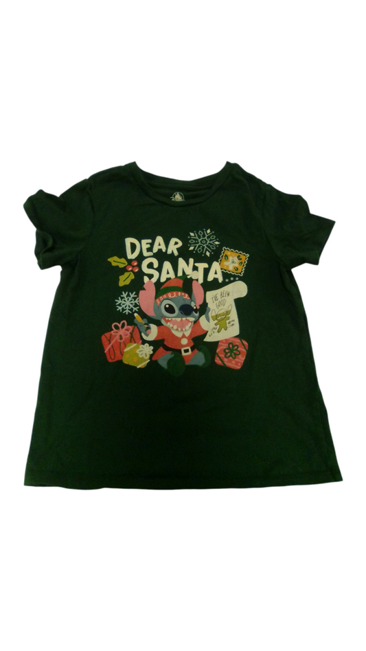 Shirt: Santa Stitch, Kids, Size: 10/12