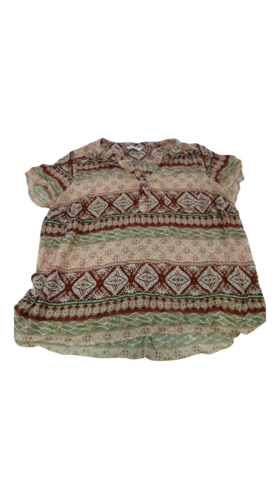 Shirt: Aztec Pattern, Womens, Size: XXL