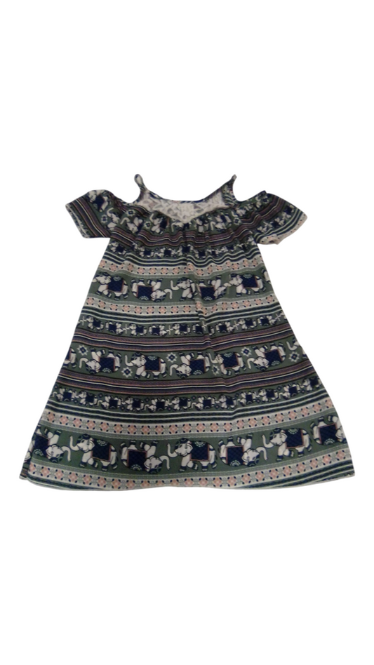 Dress: Elephants, Girl, Size: 7