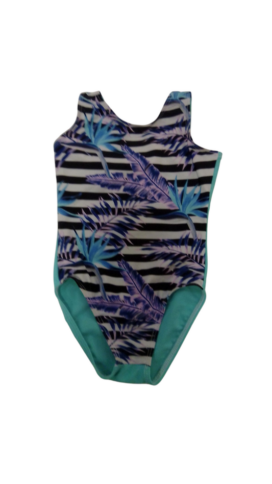 Leotard: Palm Leafs, Girl, Size: 2t