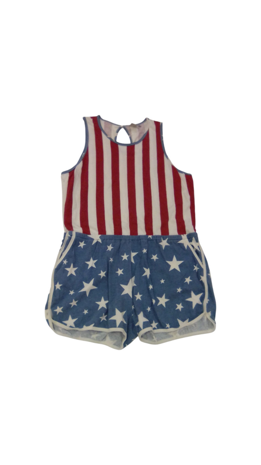 Romper: Flag, Womens, Size: XL