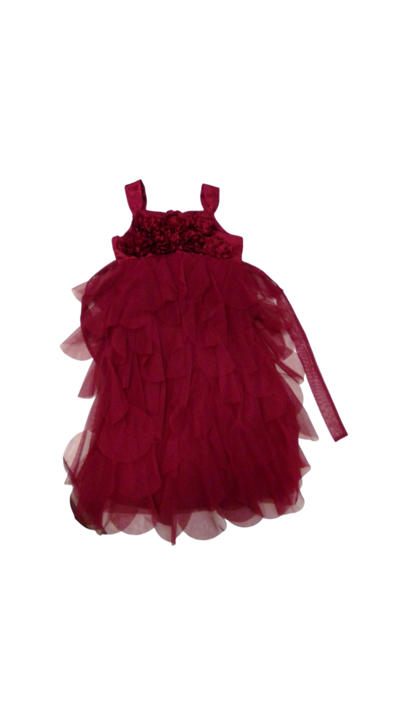 Dress: Red, Girl, Size: 12