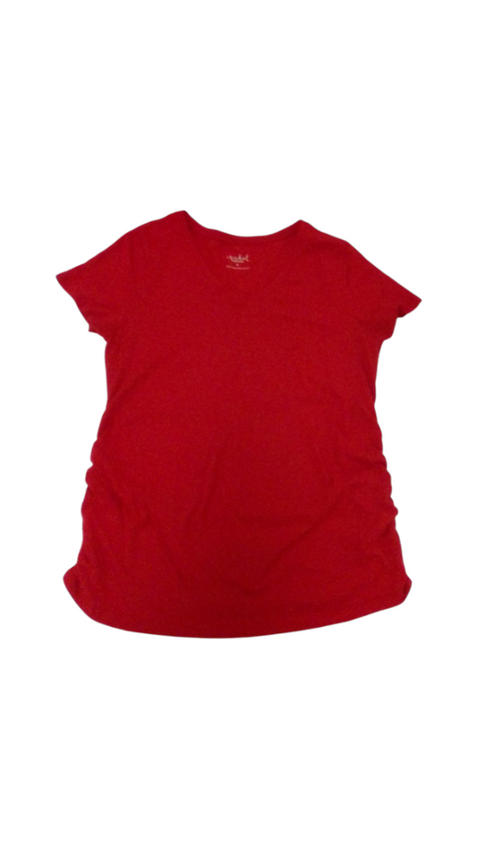 Shirt: Red, Maternit, Size: L