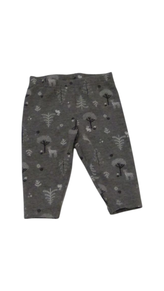 Pants: Gray Forest, Girl, Size: 3m