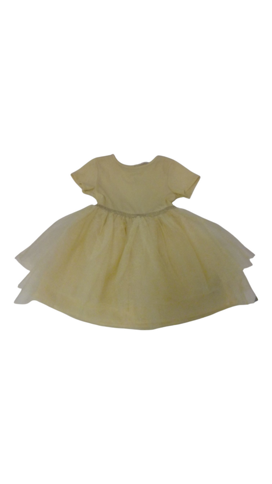 Dress: Yellow/Frilly, Girl, Size: 2/4t