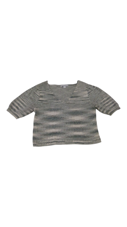 Shirt: Grey/White, Womens, Size: M