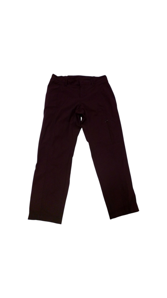 Capris: Maroon, Womens, Size: XS