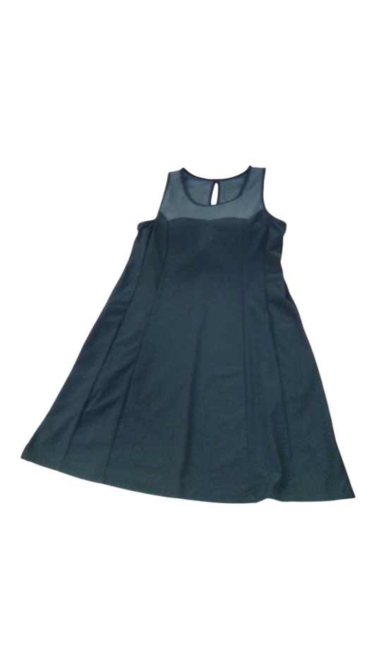 Dress: Midi Teal, Womens, Size: L