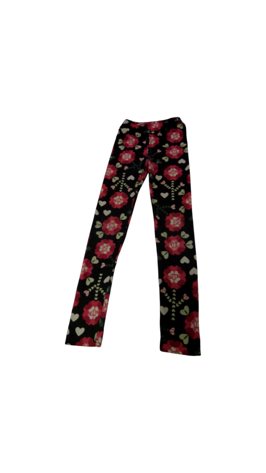 Pants: Heart Flowers, Girl, Size: 7