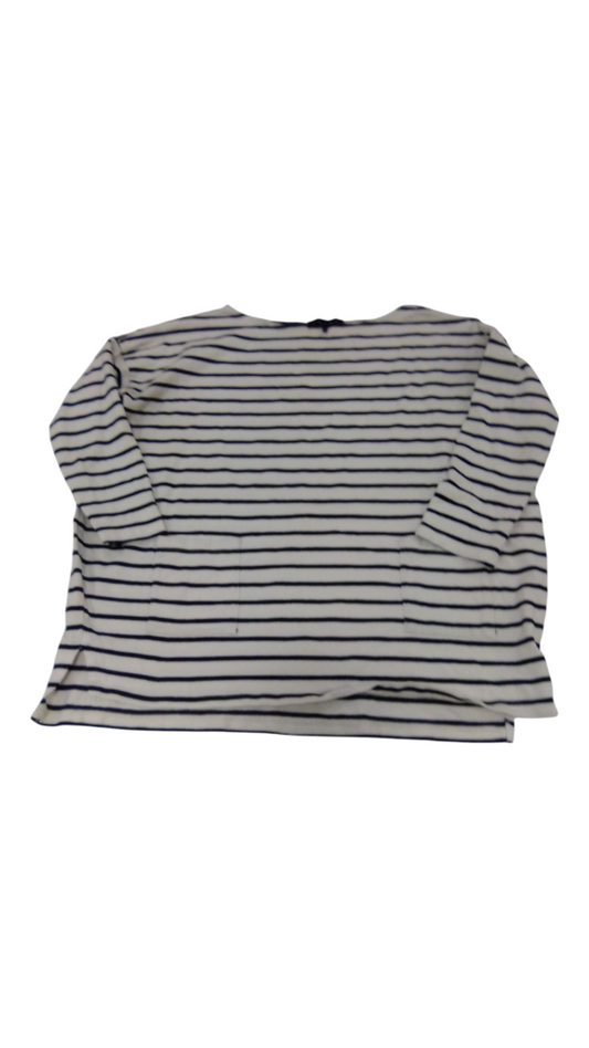 Long Sleeve Shirt: Stripe, Womens, Size: S