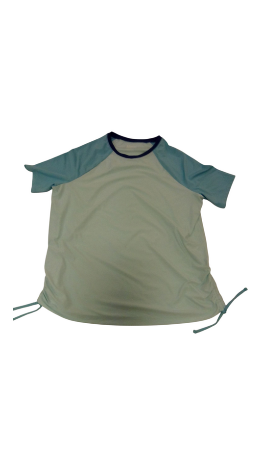 Swim Shirt: Blue, Girl, Size: 14/16