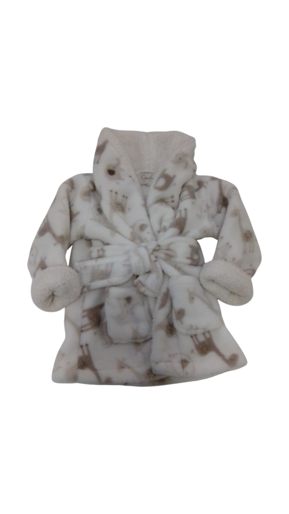 Bathrobe: Animal Slippers, Boy, Size: 0/9m