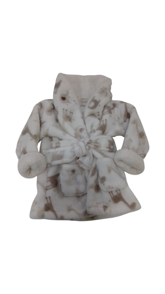 Bathrobe: Animal Slippers, Boy, Size: 0/9m
