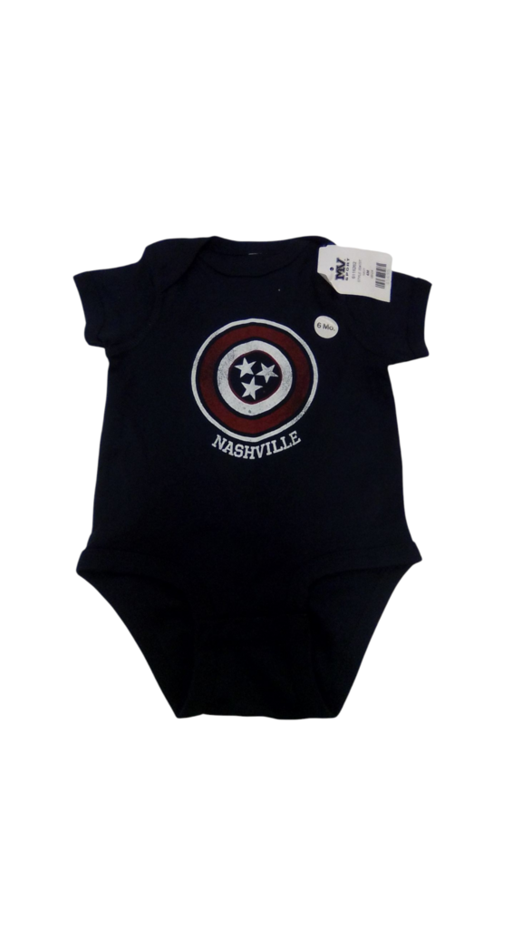 Onesie: Nashville, Boy, Size: 6m