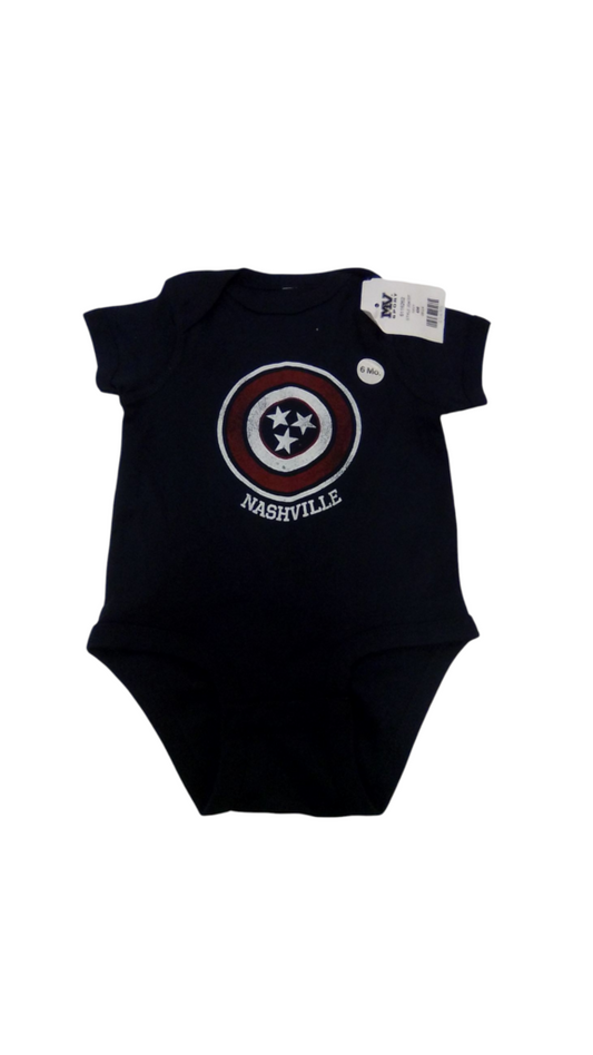Onesie: Nashville, Boy, Size: 6m