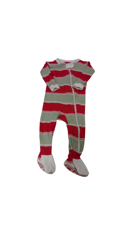 Sleeper: Green/Red, Boy, Size: 3/6m
