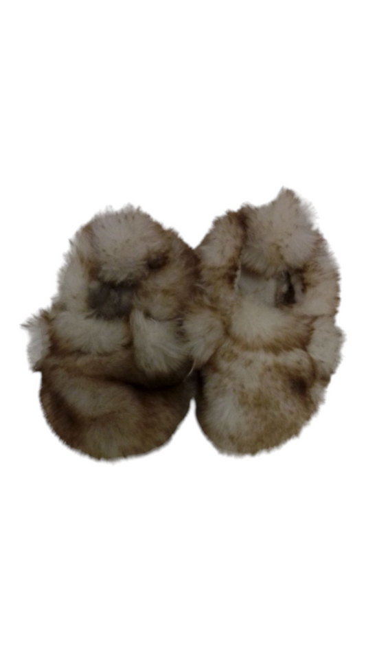 Furry Slippers, Kids, Size: NB