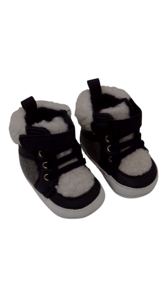 Blue/Grey Sneakers, Boy, Size: 3/6m