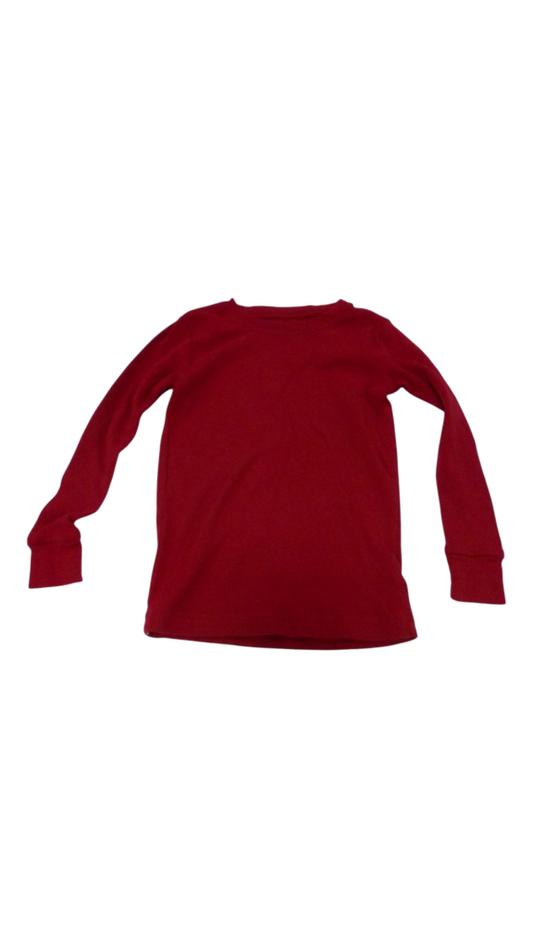 Long Sleeve Shirt: Red, Boy, Size: 6