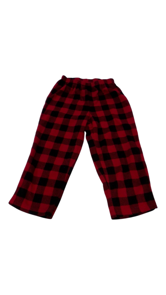 Pants: Pjs Red Plaid, Boy, Size: 4T