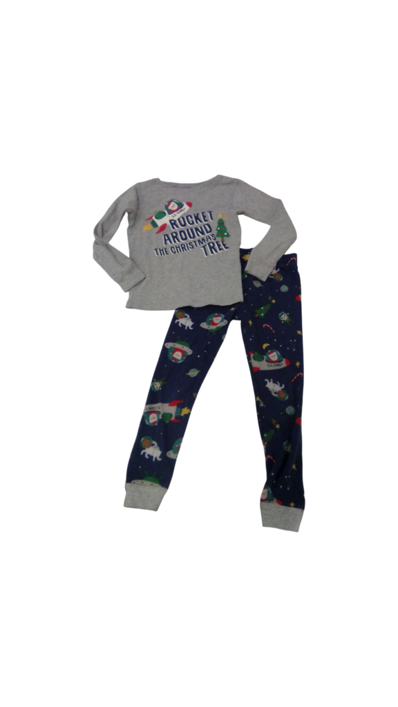 Pants: Space Christmas, Boy, Size: 5