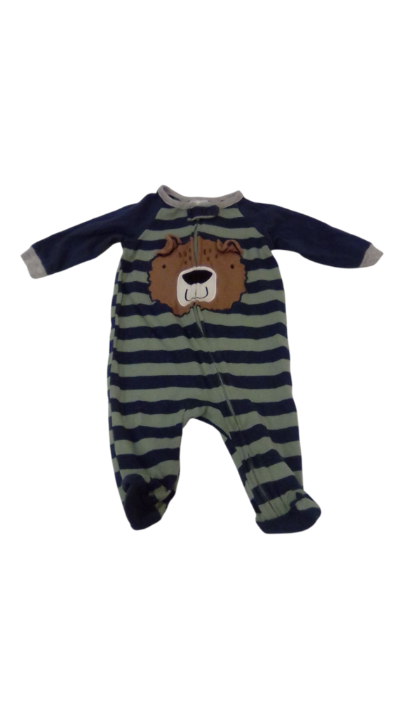 Sleeper: Bear/GR/BL, Boy, Size: 0/3m