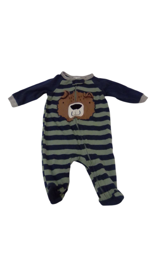 Sleeper: Bear/GR/BL, Boy, Size: 0/3m