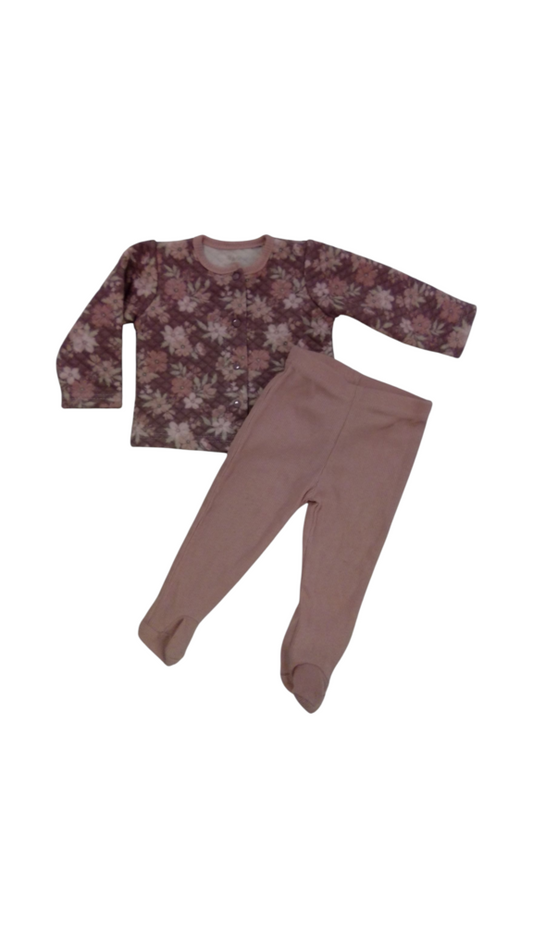 2pc Outfit: Pink/Purple, Girl, Size: 6m