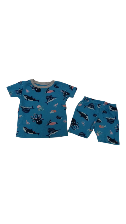 2pc Sleeper: Sea Creature, Boy, Size: 2t