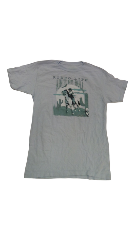 Shirt: Blue Horse Rider, Womens, Size: M
