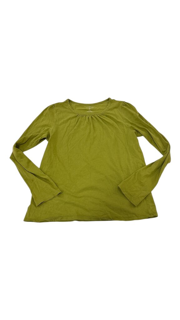 Long Sleeve Shirt: Green, Girl, Size: 10/12