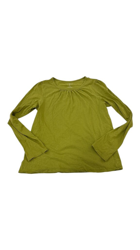 Long Sleeve Shirt: Green, Girl, Size: 10/12