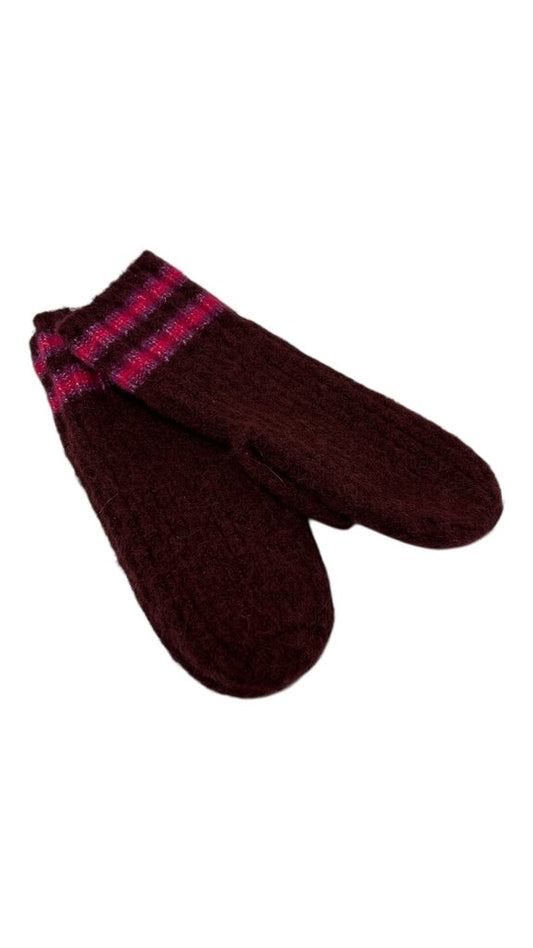 Gloves: Pink/Wool, Womens, Size: OS