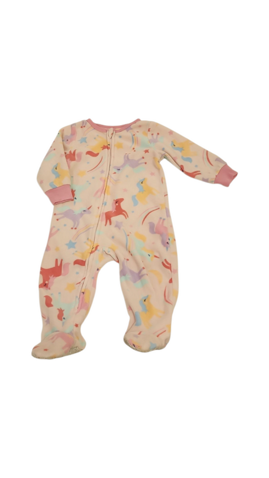 Sleeper: Unicorns, Girl, Size: 12m