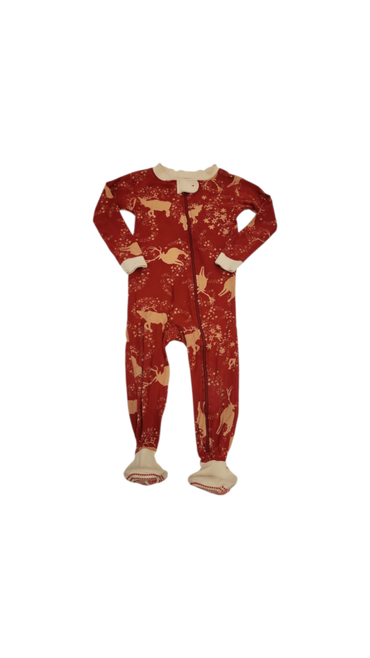 Sleeper: Red/Reindeer, Kids, Size: 18m